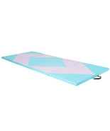 4-Panel PU Leather Folding Exercise Gym Mat with Hook and Loop Fasteners... - $168.49