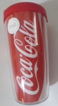 Coca-Cola Tervis 16 oz Tumbler with Coca-Cola Logo and swirl - £15.08 GBP