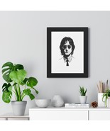 Framed John Lennon Black and White Portrait Poster - MDF Frame, Matte Fi... - £45.69 GBP+
