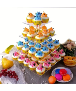 DESSERT DISPLAY TOWER CUPCAKE TOWER MUFFIN TOWER Buffet Decor Party TABL... - $88.11