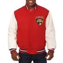 DSharks Varsity Jacket – Florida Panthers Red Wool Body with White Leath... - $140.00+