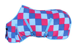 64&quot; Horse Sheet Polar FLEECE COOLER Blanket Pink 4322 - $28.70