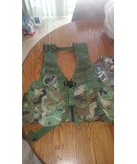 USGI SDS Zippered Tactical FLC VEST WOODLAND NEW/USED Paintball/Hunting  - $123.75