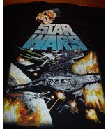 STAR WARS X-WING TIE FIGHTER STAR DESTROYER BATTLE T-Shirt MENS XL NEW W... - $19.80