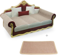 Cat Scratcher Couch Bed - Cardboard Cat Scratcher, Cat Lounge Bed with B... - £86.39 GBP