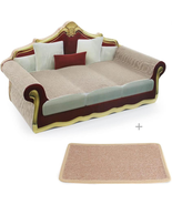 Cat Scratcher Couch Bed - Cardboard Cat Scratcher, Cat Lounge Bed with B... - £86.36 GBP