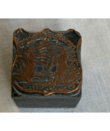 Vintage Letter Press Print Block ‘Popular Souvereighty Constituation Pro... - $7.16