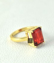 925 Sterling Silver Ruby Gemstone Sz 2-14 Square Wedding Ring Women GRS-1450 - £44.49 GBP+