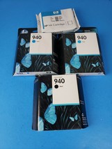 HP 940 Cyan, black  Ink Cartridge Genuine - Free Shipping - £12.67 GBP