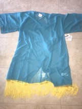Lularoe ~ NWT Women&#39;s Monroe Turquoise Blue Top Fringe Cover Up Kimono Wrap ~ S - £17.19 GBP