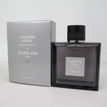 L&#39;Homme Ideal Platine Prive de Guerlain 100 ml/ 3.3 oz Eau de Toilette Spray NIB - £86.22 GBP