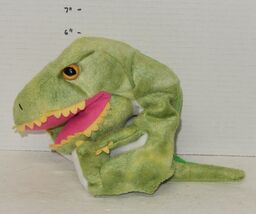 Alligator Hand Puppet Rare VHTF light Green - $14.80