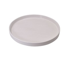 Temp-tations Woodland 12&quot; Ceramic Lazy Susan in White - £155.06 GBP