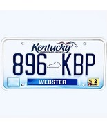  United States Kentucky Webster County Passenger License Plate 896 KBP - £14.93 GBP