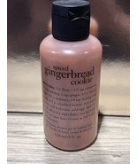 Philosophy Spiced Gingerbread Cookie Shampoo Shower Gel &amp; Bubble Bath 4 oz - £11.00 GBP