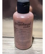 Philosophy Spiced Gingerbread Cookie Shampoo Shower Gel &amp; Bubble Bath 4 oz - £11.00 GBP