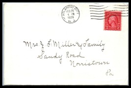 1926 US Postal History Cover - Atlantic City, NJ to Norristown, PA J1 - £2.21 GBP