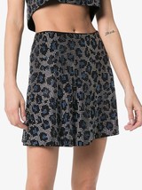 Adam Selman Sport Carbon38 Leopard Crystal Skirt S $675 NWT - £137.62 GBP