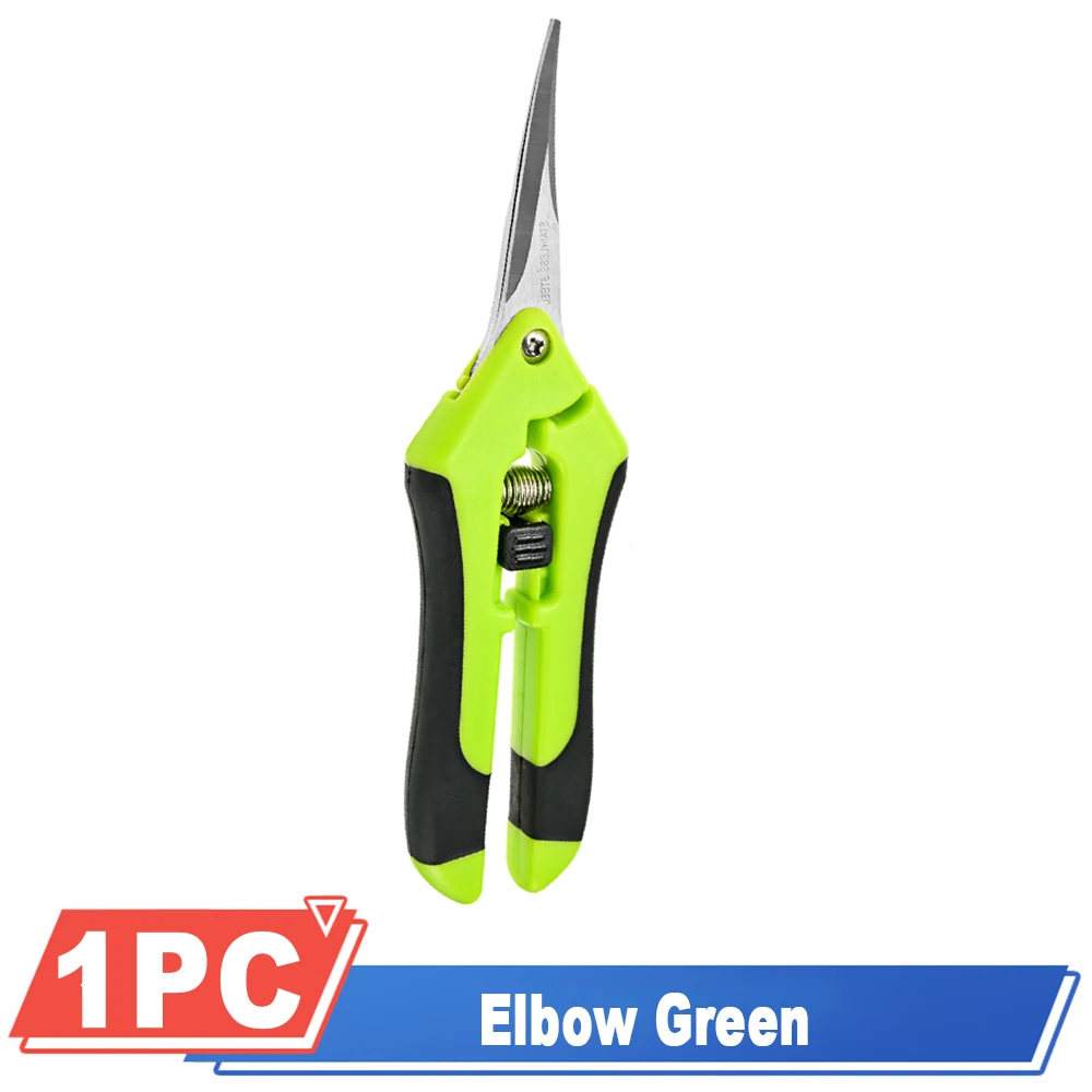 Straight/Elbow Blade Pruning Cut Shrub Tool Plant Horticulture Leaf Tmer Shear S - £151.81 GBP