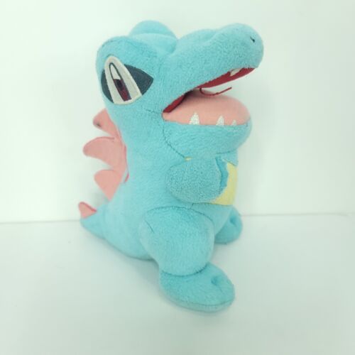 Totodile Pokemon Tomy Plush 7.5&quot; Stuffed Animal Crocodile Alligator Blue... - $22.76