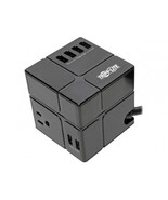 Tripp Lite TLP368CUBEUAM SAFE-IT CUBE SURGE PROTECTOR 3-OUT 6 USB - $141.63 CAD