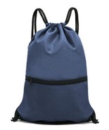 Drawstring Bag  Backpack  Navy Blue - £9.54 GBP