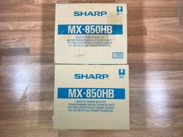 2 Genuine Sharp MX-850HB Waste Toner Box Kit For Sharp MX-M1054/MX-M1055... - $67.32
