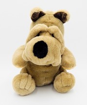 Cuddle Wit Shar Pei Gray Sitting Dog Plush Stuffed Animal 12 Inch - $15.99