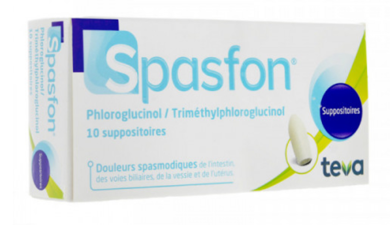 SPASFON SUPPOSITORIES, Pack of 10 - EXP:2027 -
