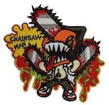 Chainsaw Man Iron On Sew On Patch Anime Licensed NEW - £6.84 GBP
