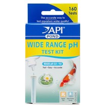 API POND WIDE RANGE pH TEST KIT 160-Test Pond Water Test Kit - $17.99