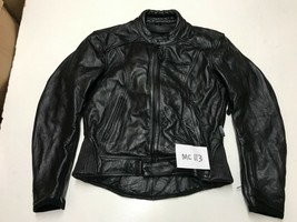 SPOOL Vintage Motorcycle Leather Jacket Label 54 Armpit/armpit 22&quot; (mc113) - £49.93 GBP