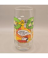 1965-McDonald&#39;s-Camp Snoopy Collection-&quot;Glass Morning People Are Hard To... - €10,36 EUR