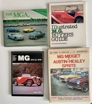 Lot of 4 MG Books MGA MGB MGC Midget History Restoration Buyers Guide Fr... - $44.55