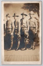 Louisville KY Soldiers Portrait In Uniform RPPC Studio Photo Postcard T22 - £11.93 GBP