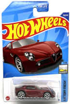 2022 Hot Wheels Alfa Romeo BC Competizione Factory Fresh Red 7/10 - £1.49 GBP