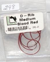 Hareline  Fly-Tying Material DR2-21 – D-Rib Medium Tubing Blood Red  #298 - €2,48 EUR
