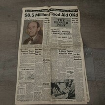 July 19, 1965 Denver Post Newspaper The Burial Of Adlai Stevenson - $30.00