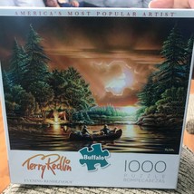 Evening Rendezvous Terry Redlin 1000 piece Buffalo Pre-Owned Zigzaw Puzzle - $8.79