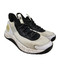 Under Armour Adult Curry 3Z7 Men&#39;s 7 Basketball Shoes 3026622-101 White/Black - £19.21 GBP