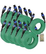 FAT TOAD Speakon to Speakon Speaker Cables (10-Pack) - 25ft DJ Pro Audio... - €140,29 EUR