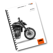 KTM 2022 - 890 DUKE R EU EDITION - OWNERS MANUAL USER GUIDE - $49.00