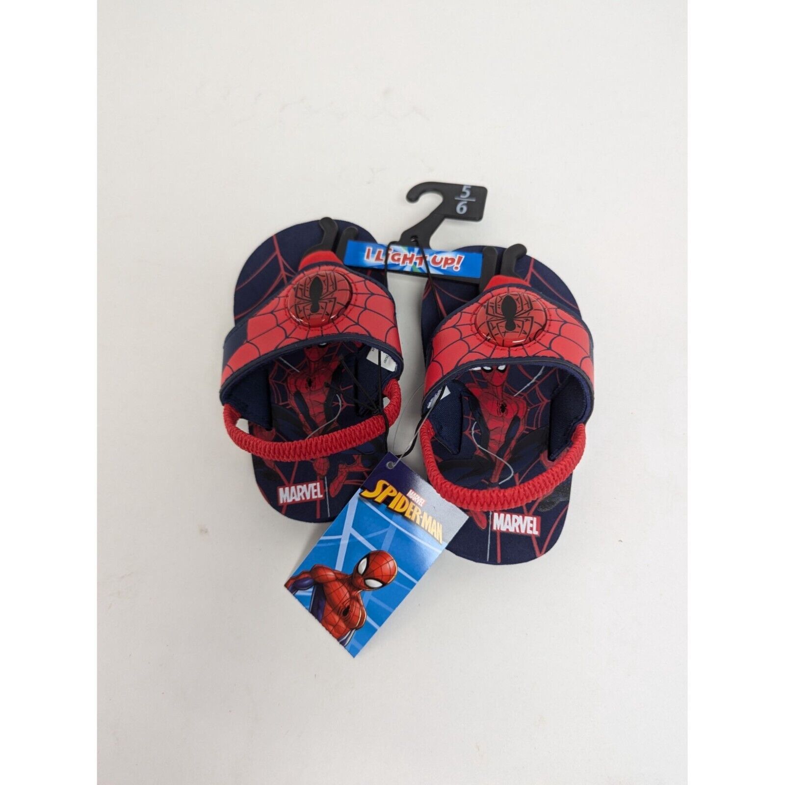 Spiderman Light Up Sandals Boys Size 5 6 Red and 50 similar items