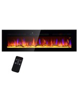 HOMCOM 60&quot; Electric Fireplace: Recessed/Wall Mount, 1500W, Remote Control - $454.68 CAD