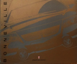 2000 Pontiac BONNEVILLE sales brochure catalog US 00 SE SLE SSEi - £6.25 GBP