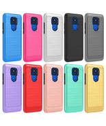 Tempered Glass / Dual Layer Cover Case For Motorola Moto G Play 2021 XT2093DL - $8.42 - $10.30