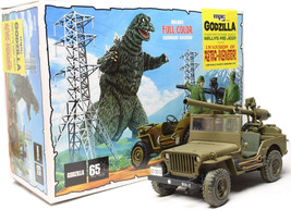MPC Godzilla Planetary Defense Vehicle 1:25 Scale Model Kit with Backdro... - $34.88