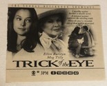 Trick Of The Eye Vintage Tv Print Ad Ellen Burstyn Meg Tilly TV1 - $5.93