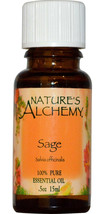 Nature&#39;s Alchemy 100% Pure Essential Oil Sage 0.5 fl oz - £8.65 GBP