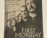 First Monday Vintage Tv Guide Print Ad James Garner Joe Mantegna TPA25 - £4.66 GBP